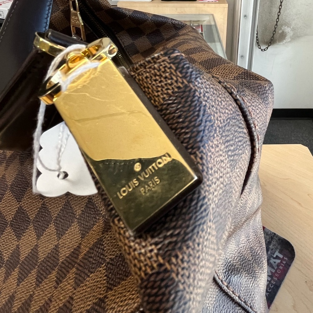 Louis Vuitton Damier Ebene Mint Original Box Dustbag Entrupy Certificate - Picture 7 of 14
